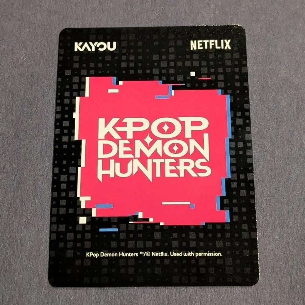 Kayou K-Pop Demon Hunters Gold Zoey Is Calling SR Card KPDH01-SR-006